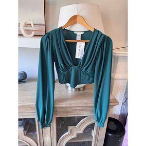NWT 12th Tribe Mabel Emerald Boning Size Small
